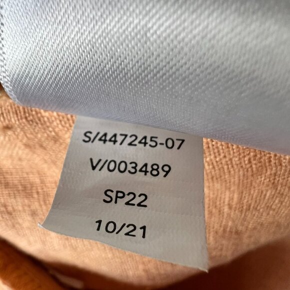 Athleta Shorts Womens Size 4 Peach Cabo 100% Linen Breathable Lightweight - Picture 12 of 16